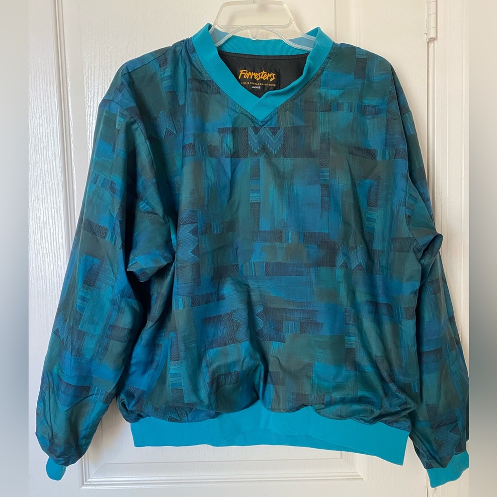 Vintage crewneck windbreaker